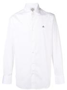 Vivienne Westwood Logo Embroidered Shirt - White