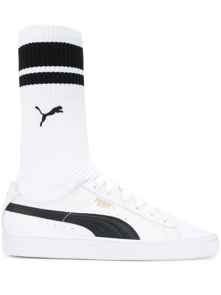 Puma Sock Sneakers - White