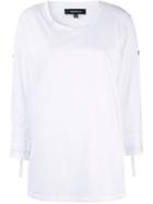 Barbara Bui Long-sleeve Jersey Tee - White