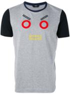 Fendi - 'monster Eyes' Appliquéd T-shirt - Men - Cotton - 50, Grey, Cotton