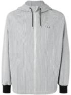 Maison Kitsuné - Seersucker David Hooded Jacket - Men - Cotton/cupro - M, White, Cotton/cupro