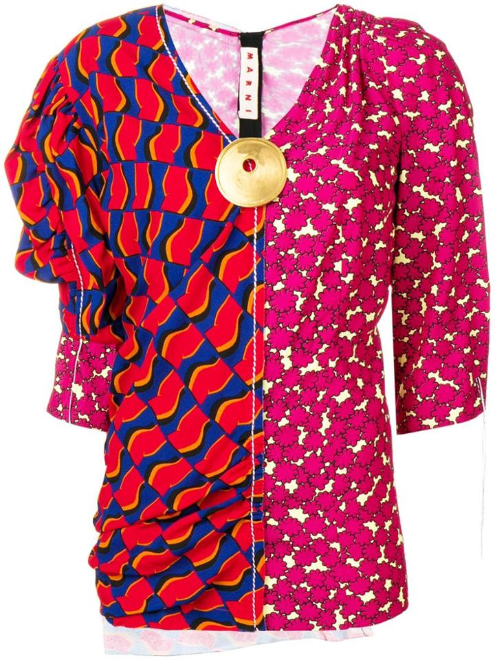 Marni Marni Cama0050qxtv663 Y5216 Synthetic->viscose - Red