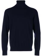 Cruciani Cashmere Turtleneck Sweater - Blue