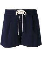 Mr & Mrs Italy - Casual Shorts - Women - Cotton/polyester/spandex/elastane/virgin Wool - S, Blue, Cotton/polyester/spandex/elastane/virgin Wool