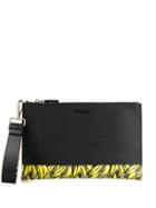 Prada Banana Print Clutch - Black