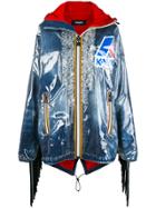 Dsquared2 K-way Oversized Rain Jacket - Blue