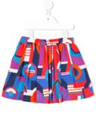 Junior Gaultier - Printed A-line Skirt - Kids - Viscose - 8 Yrs