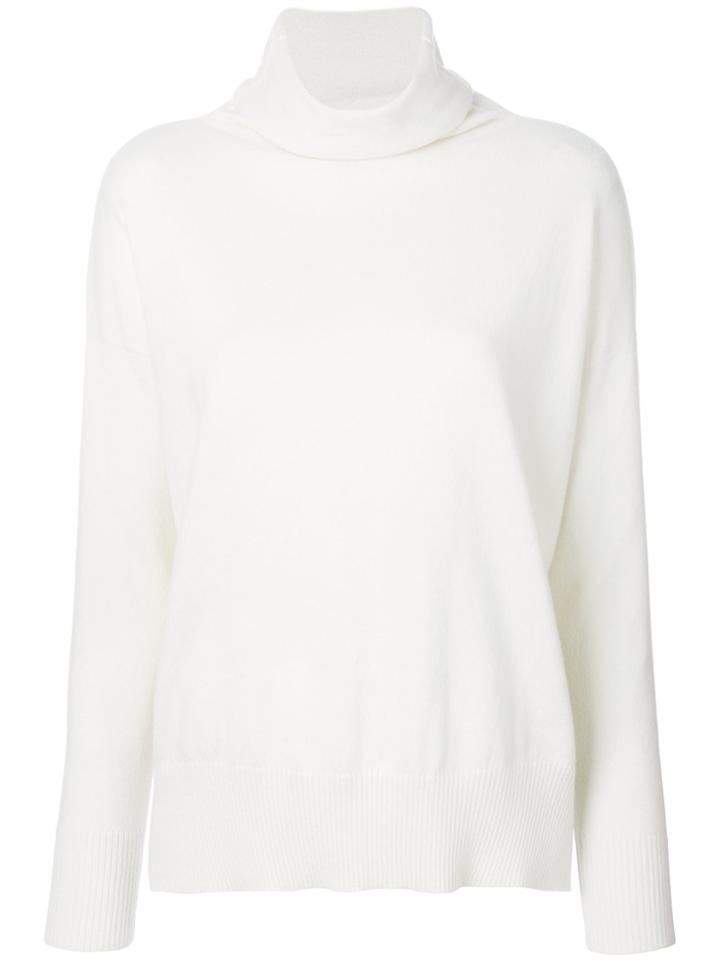 Cruciani Roll Neck Sweater - White