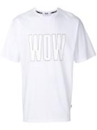 Msgm Wow Print T-shirt - White