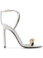 Tom Ford Cable Chain Sandals - White