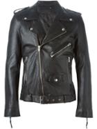 Blk Dnm Biker Jacket, Men's, Size: Xl, Black, Lamb Skin/polyester