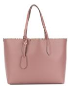 Burberry - Medium Reversible Tote - Women - Calf Leather - One Size, Pink/purple, Calf Leather