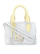 Sarah Chofakian Leather Tote Bag, Women's, Grey