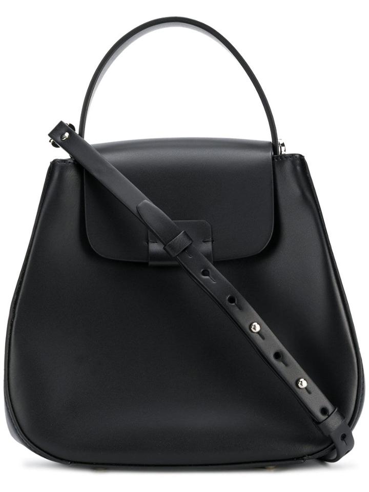 Nico Giani Myria Flap Closure Tote - Black