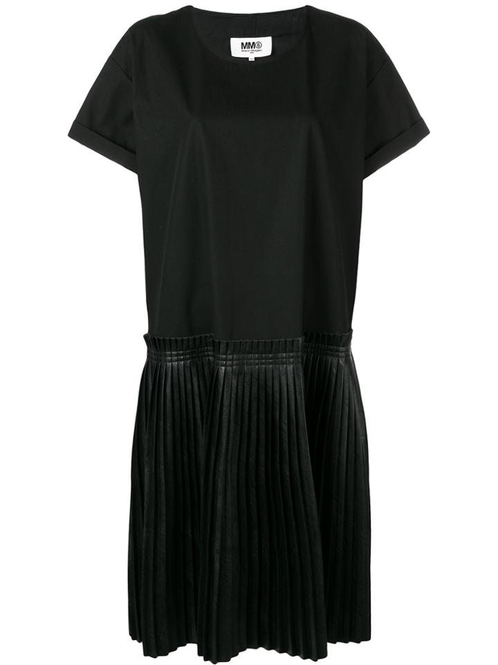 Mm6 Maison Margiela Two Style Dress - Black