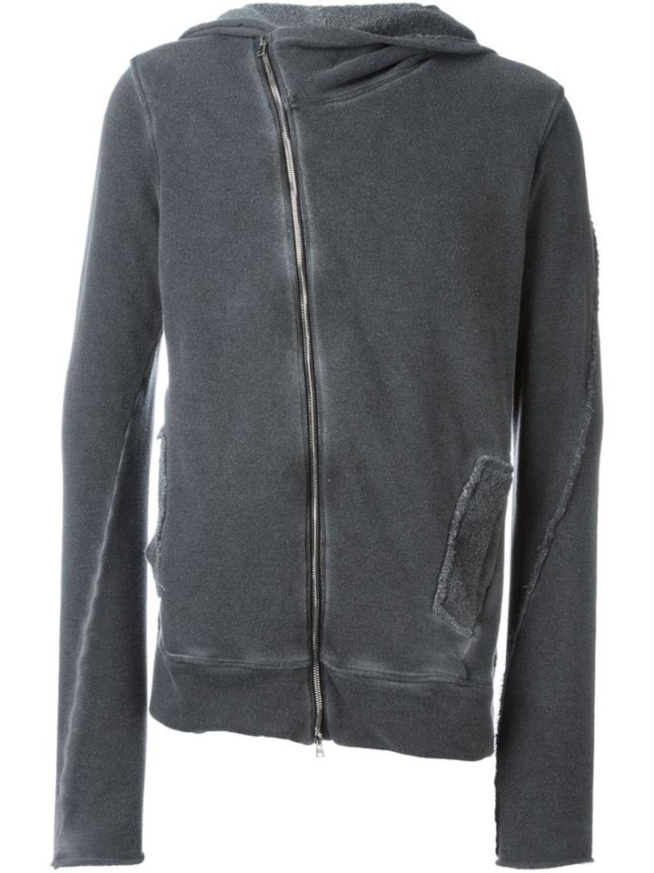 Lost & Found Rooms Off-centre Zip Hoodie, Men's, Size: Xs, Black, Cotton