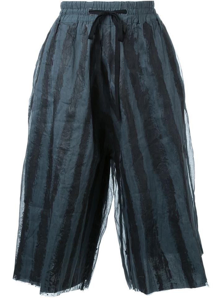 Toogood Striped Wide-leg Shorts