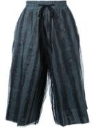 Toogood Striped Wide-leg Shorts