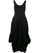 Y / Project Drape Detail Dress - Black