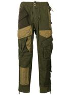 Dsquared2 Tapered Cargo Trousers - Green