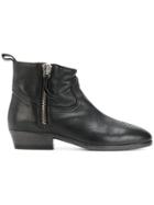 Golden Goose Deluxe Brand Stitching Detail Boots - Black