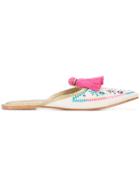 Figue Joanna Embroidery -audrey Mules - Brown