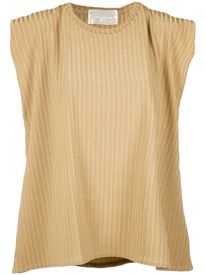 Lilly Sarti Wide Fit Blouse - Nude & Neutrals