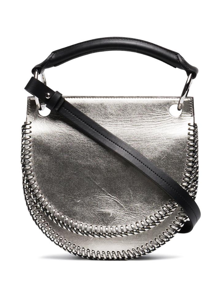 Marni Metallic Whipstitched Satchel