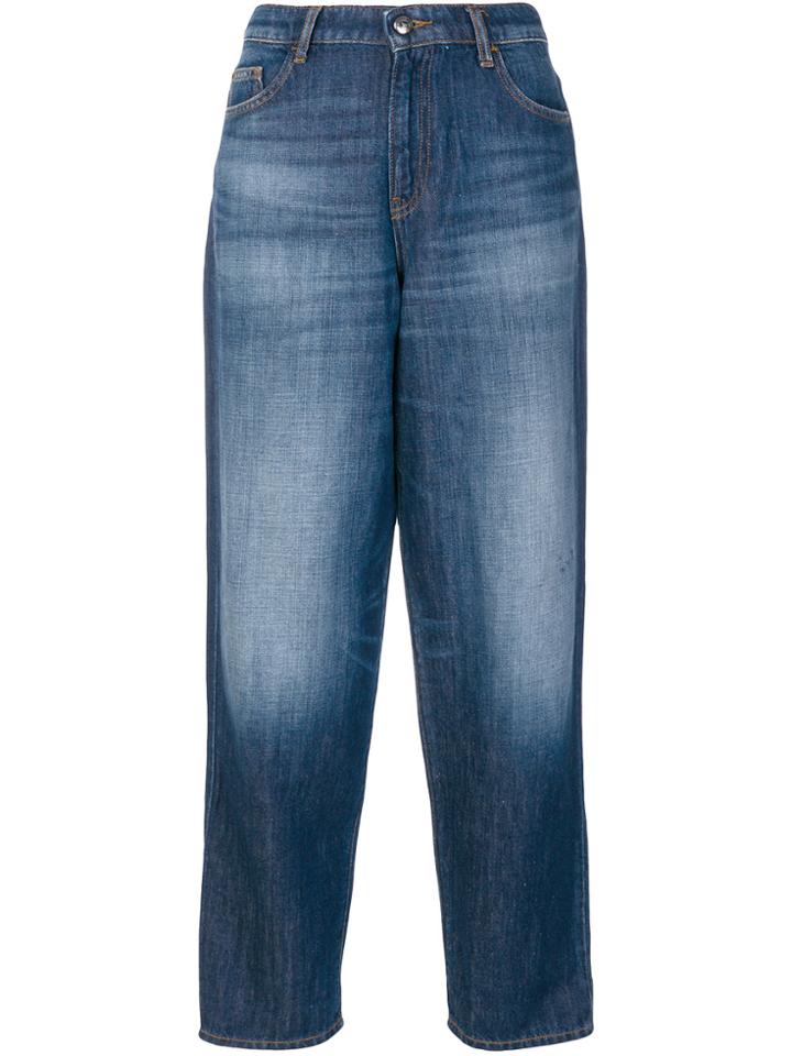 Emporio Armani J90 Straight Jeans - Blue