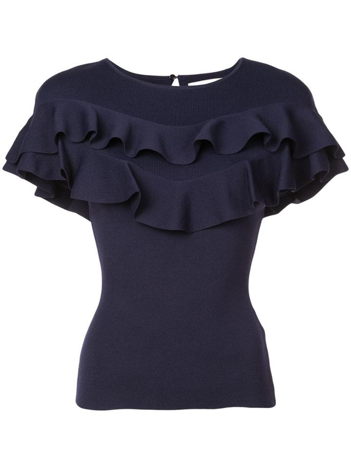 Sachin & Babi Vania Flared Blouse - Blue
