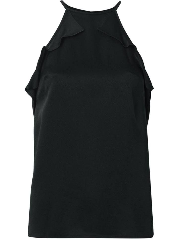 Tufi Duek Ruffle Top - Black