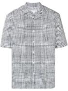 Sunspel Check Button-up Shirt - White