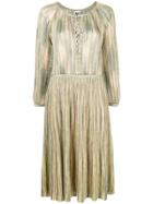 Missoni Metallic Sheen Mid-length Dress - Green