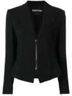 Tom Ford Zipped Fitted Jacket - Black
