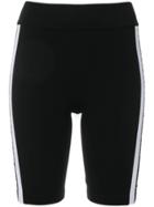 No Ka' Oi Side Stripe Bike Shorts - Black