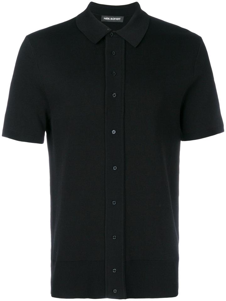 Neil Barrett Classic Polo Top - Black