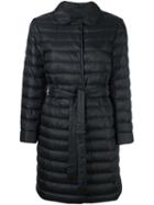 's Max Mara Padded Belted Coat, Women's, Size: 40, Black, Polyamide