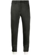 Ann Demeulemeester Straight Fit Crop Trousers - Grey