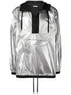 Zilver Wind Jacket In Recycled Nylon - Silver