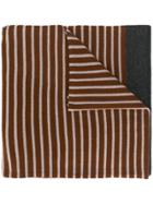 Sofie D'hoore Striped Knit Scarf - Brown