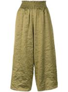 Forte Forte Silk Blend Culottes - Yellow & Orange