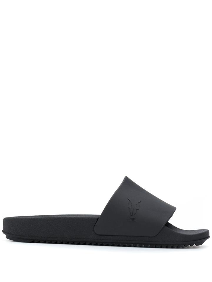 Rick Owens Drkshdw Basic Pool Slides - Black