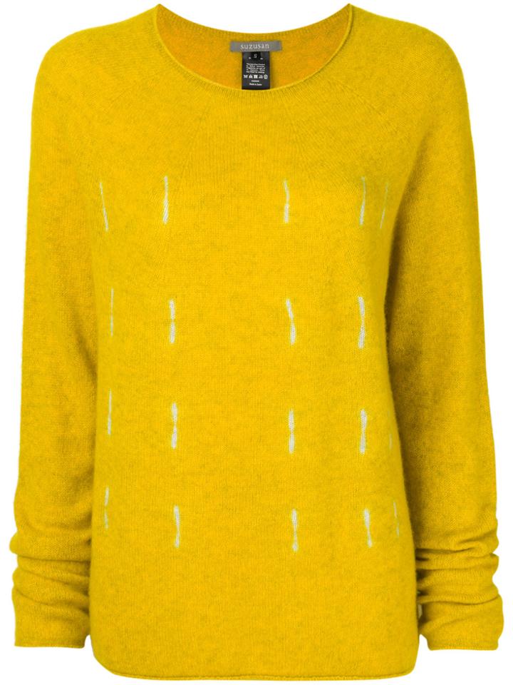 Suzusan Relaxed Fit Jumper - Yellow & Orange