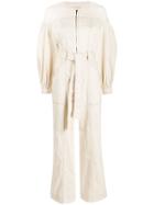 Ulla Johnson Tie-fastening Jumpsuit - Neutrals