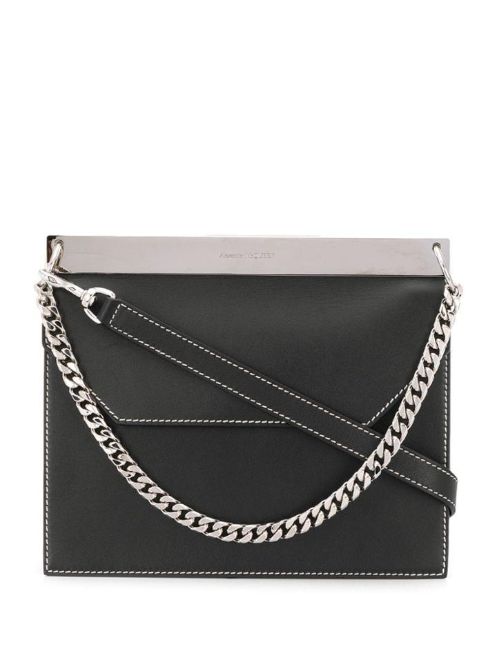 Alexander Mcqueen Drop Chain Bag - Black
