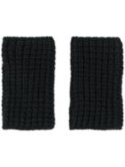 Barena Knitted Non-finger Gloves - Black