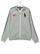 Ralph Lauren Kids Logo Track Top - Grey