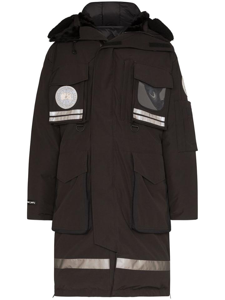 Canada Goose X Juun.j Snow Mantra Hooded Parka Coat - Black