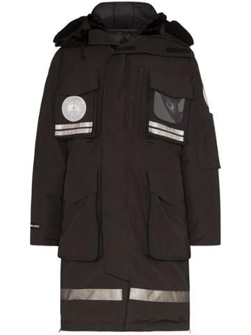 Canada Goose X Juun.j Snow Mantra Hooded Parka Coat - Black