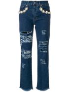 Forte Couture Ripped Jeans - Blue